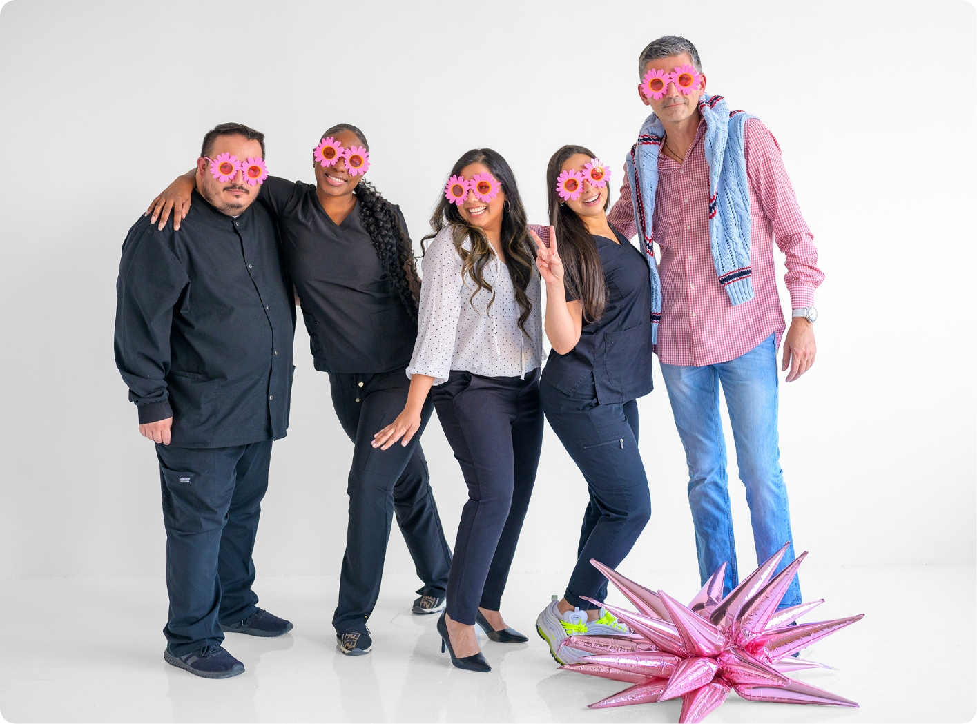 happy team of Tribeca dental studio