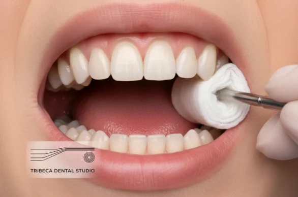 when to stop using gauze after tooth extraction