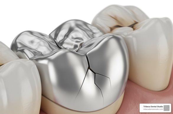cracked filling repair