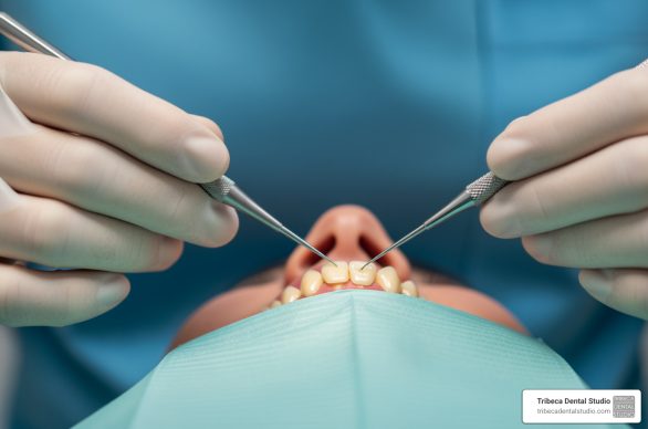 crown for cavity