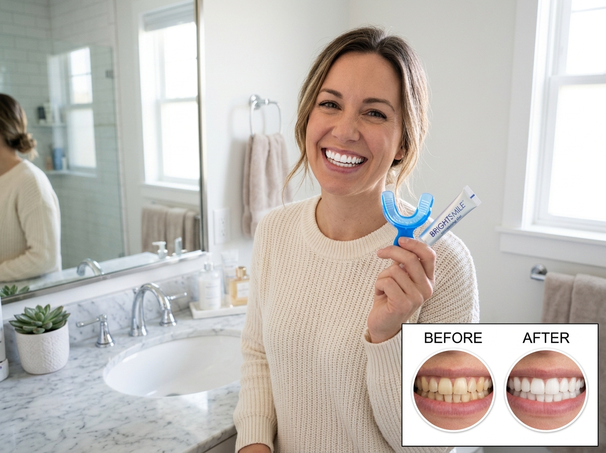quick teeth whitening at home