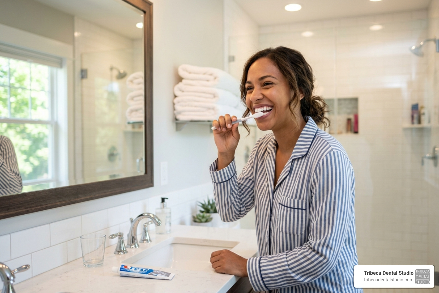 clean teeth at home