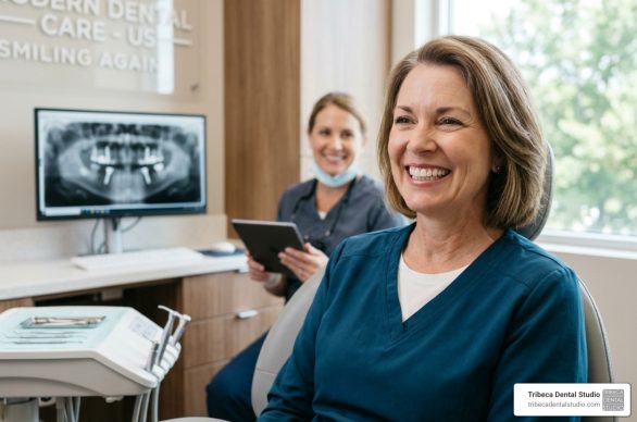 zygomatic implants patient with restored confident smile - zygomatic implants pros and cons