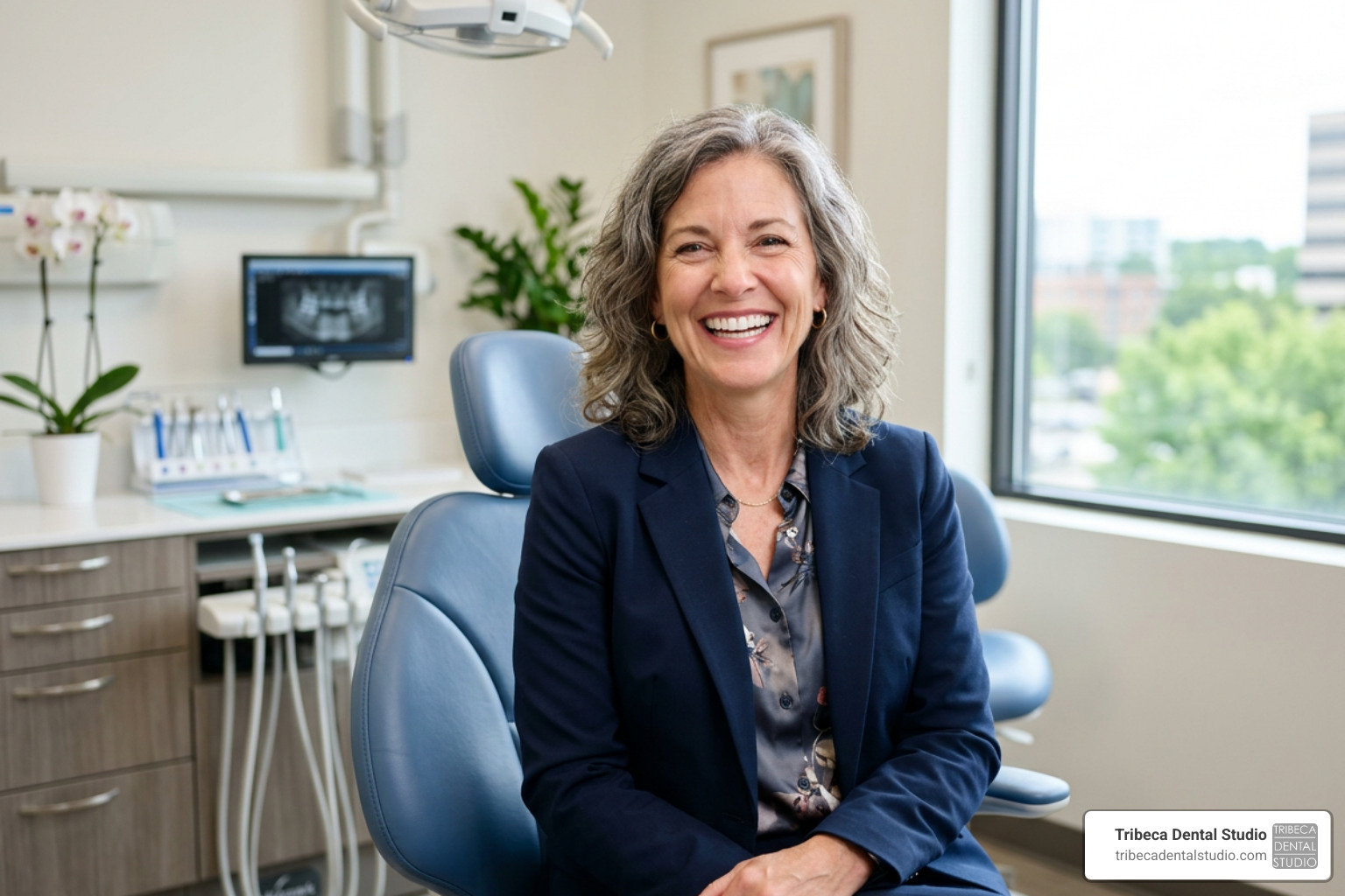 dental implants without bone patient smiling confidently after graftless implant surgery