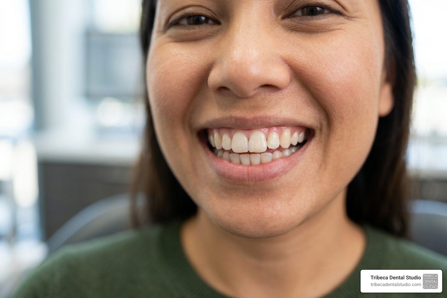 front tooth filling