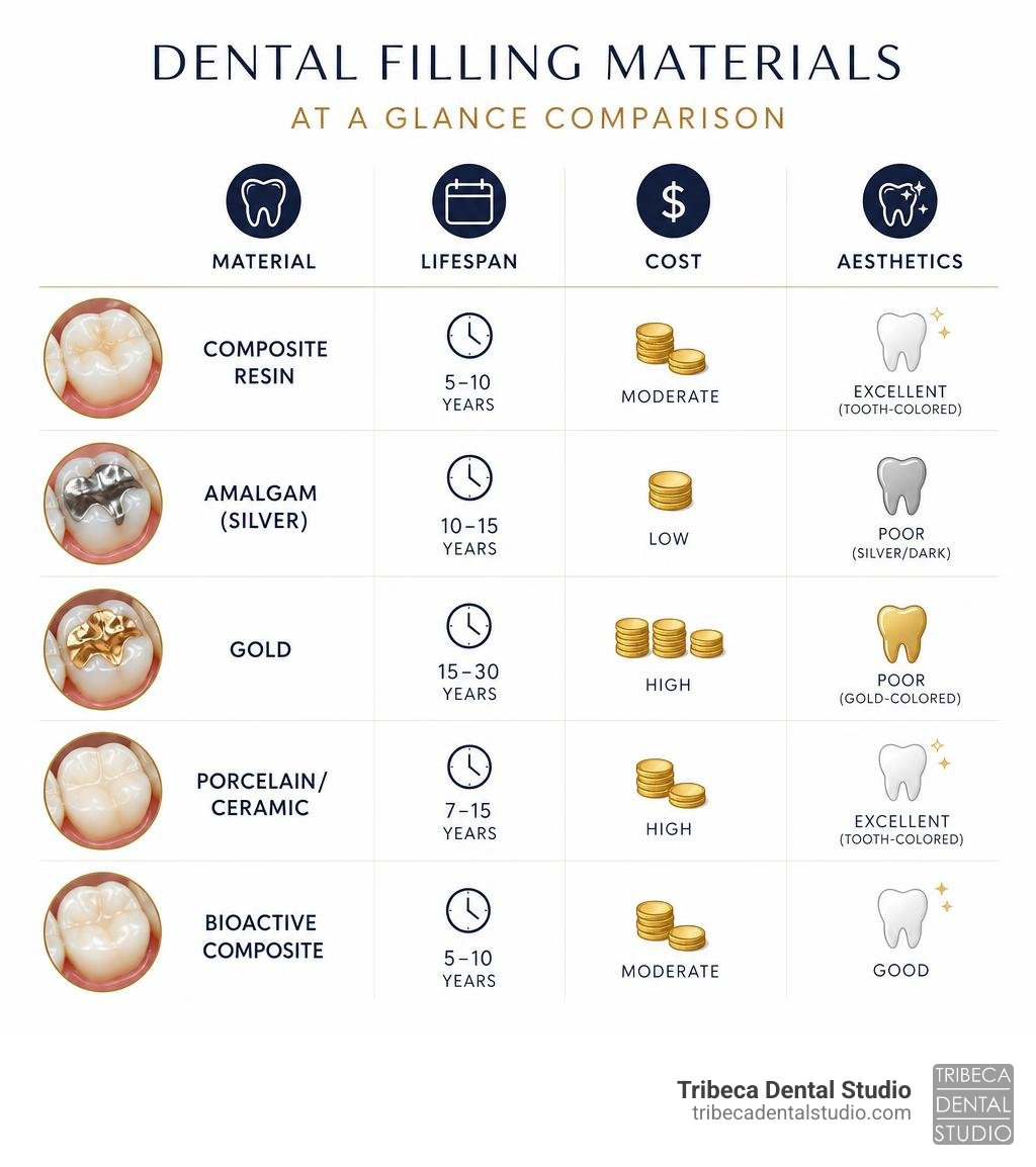 best tooth filling material